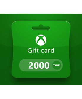 XBOX Live TWD 2000 Prepaid Card TW Xbox One Key 